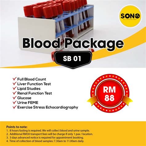 full blood test package